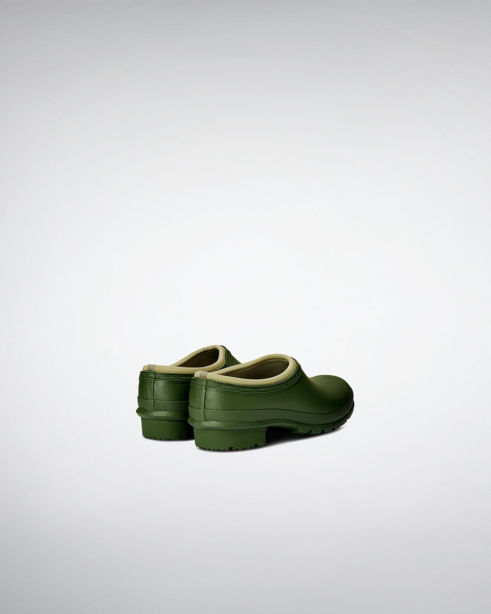 Mens Hunter Gardener - Clogs Green - 8179-EBUTQ